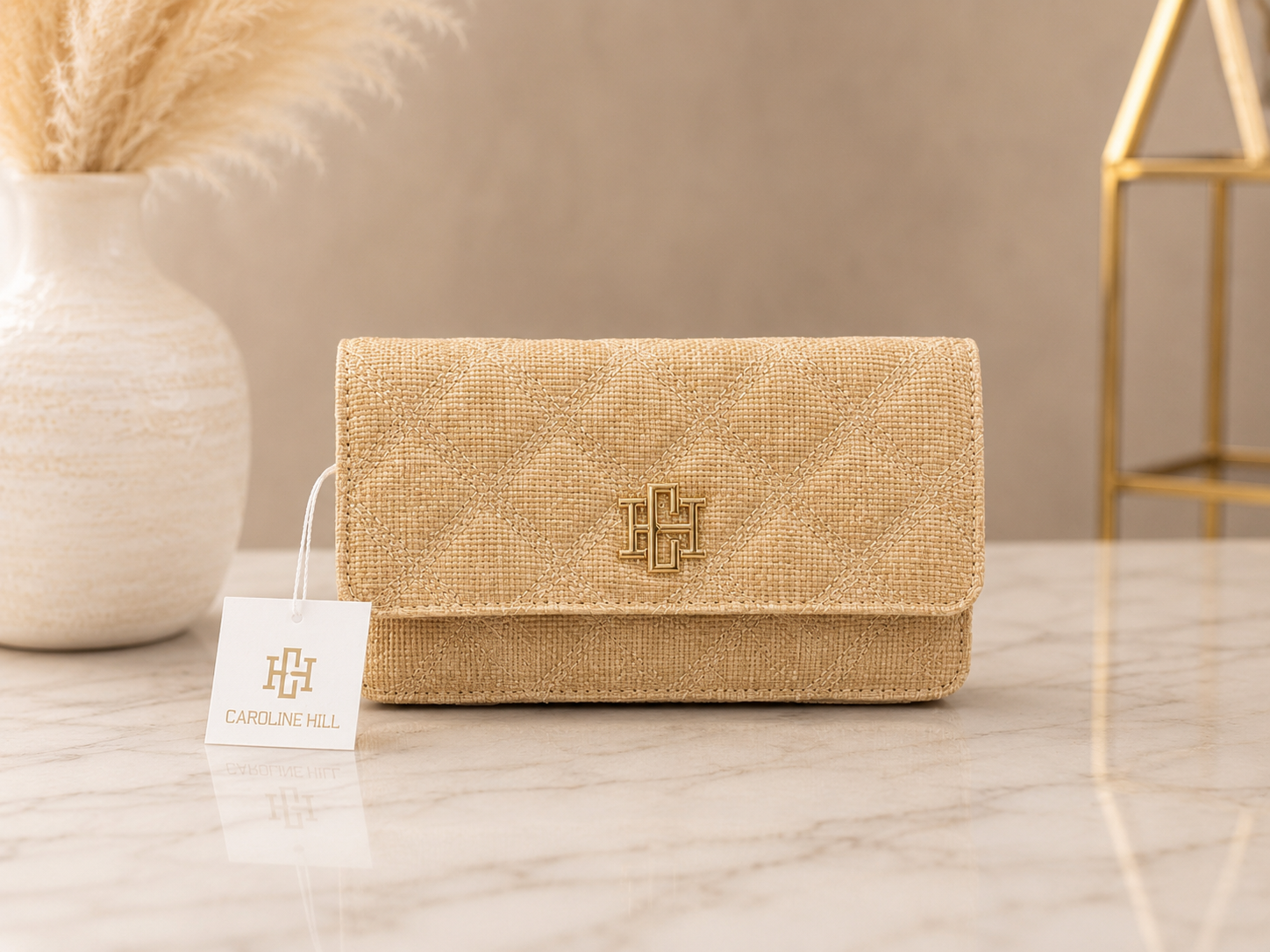 Brynleigh Clutch Crossbody – Natural